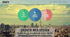 Desktop Screenshot of groverwebdesign.com