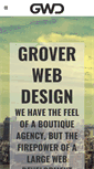 Mobile Screenshot of groverwebdesign.com