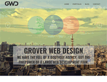 Tablet Screenshot of groverwebdesign.com